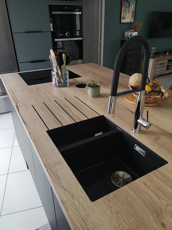 Plan de travail bois