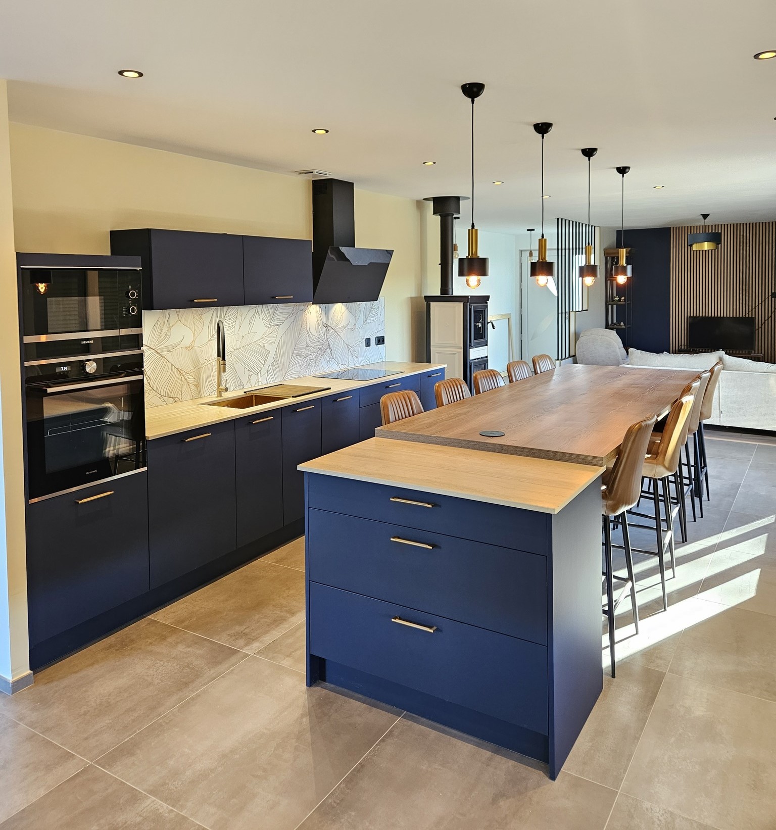 Cuisine bleue 
