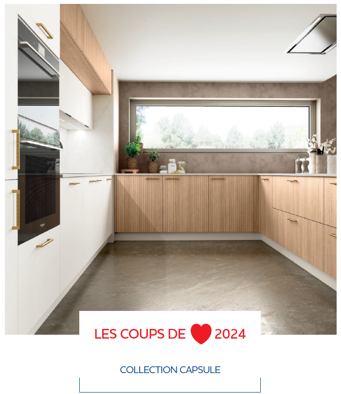 Cuisine blanche et bois