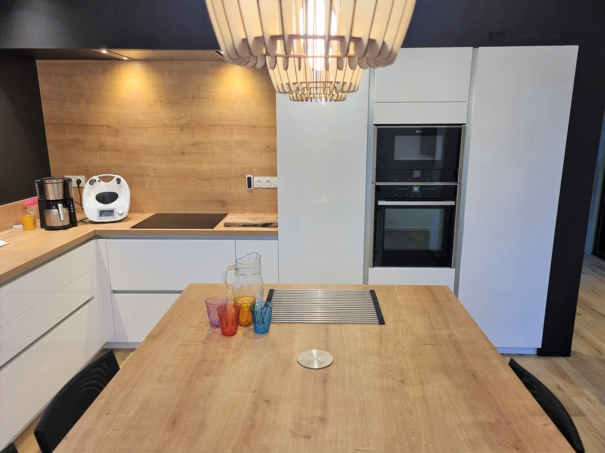 Cuisine blanche brillante