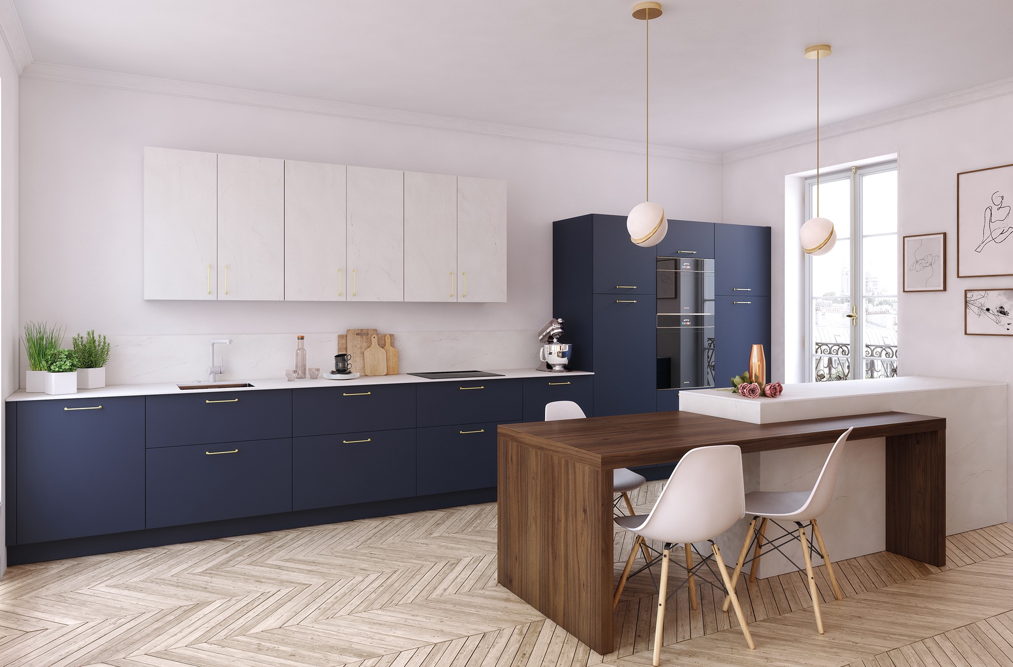 Cuisine bleue