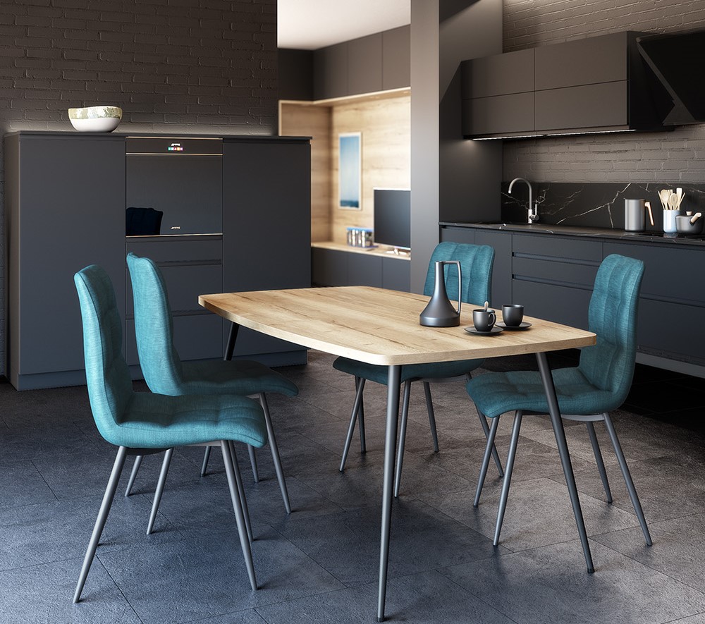 Cuisine moderne noire