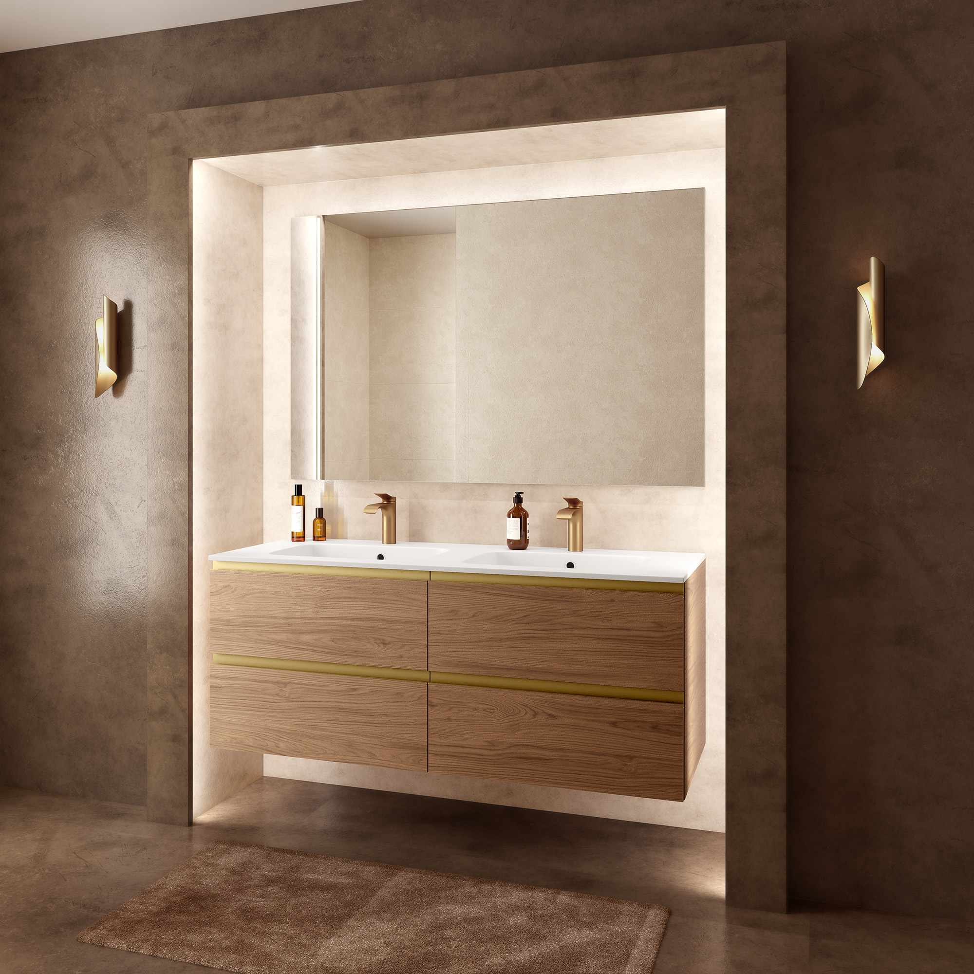 salle de bain bois