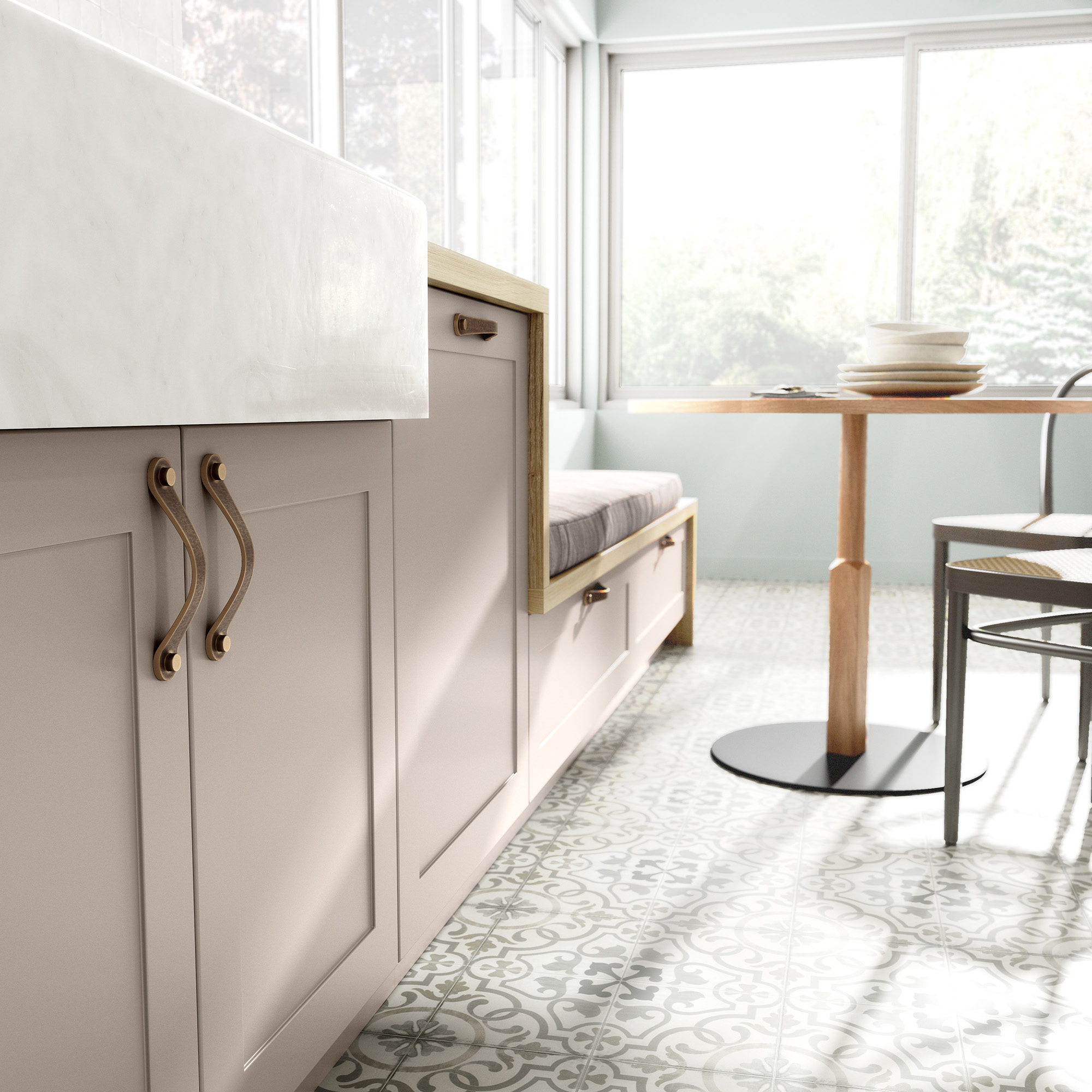 cuisine grise vintage