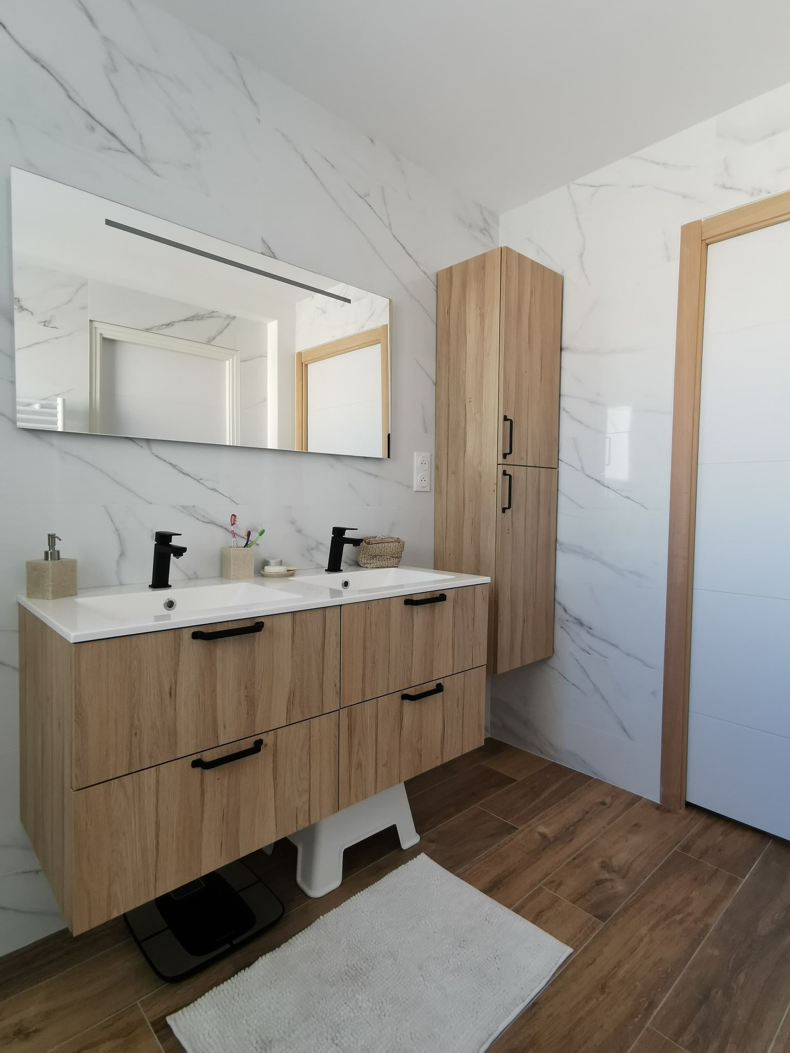 Salle de bain bois 