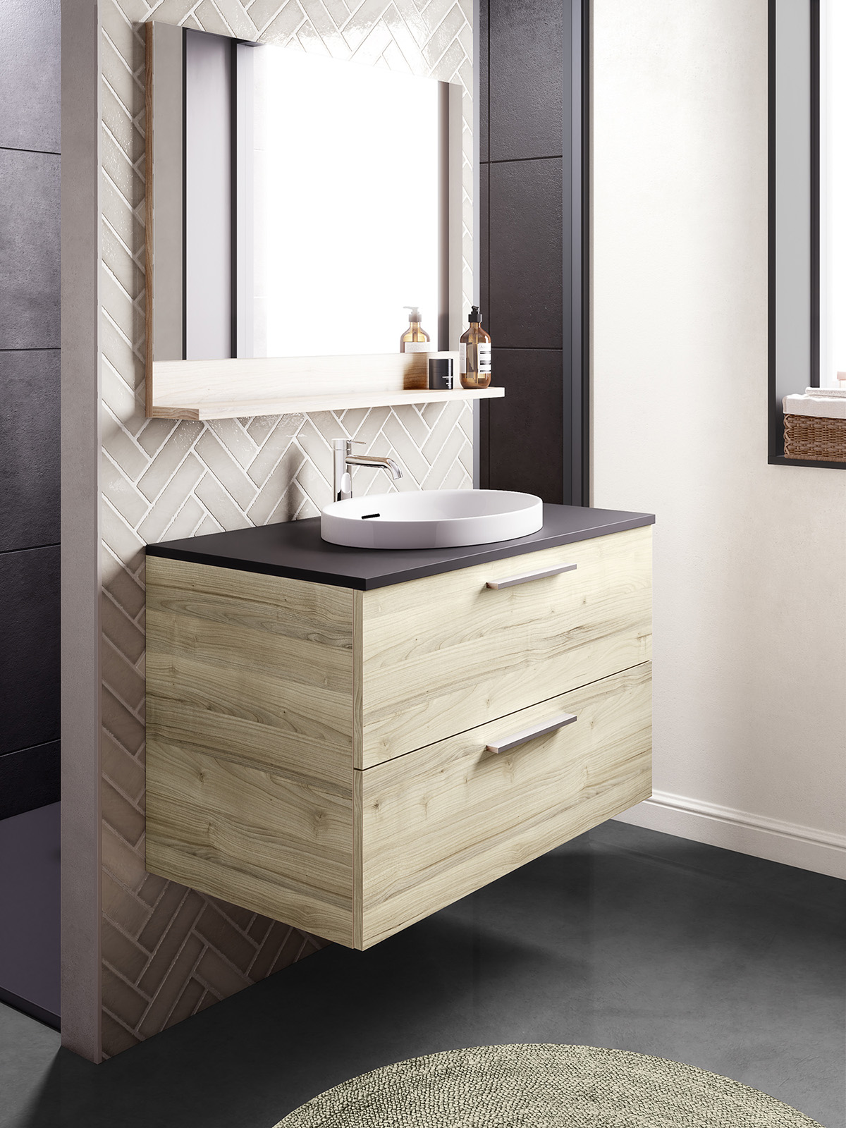 Salle de bain bois