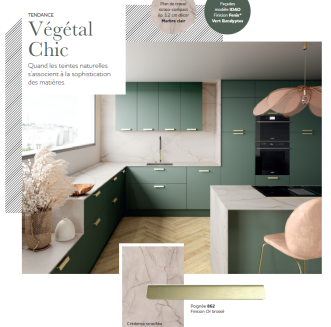 Cuisine verte et blanche