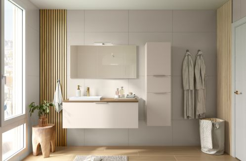 salle de bain beige