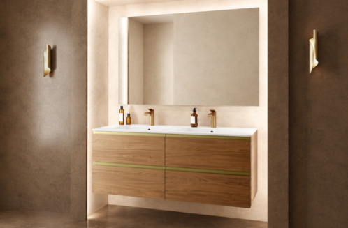 salle de bain bois