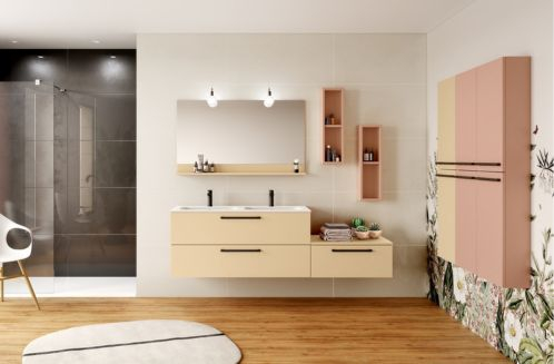 salle de bain beige