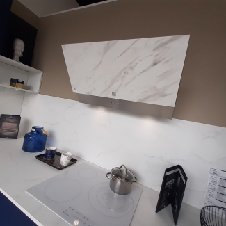 Cuisine blanche et bleue