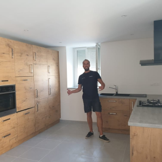 Cuisine moderne en bois