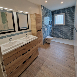 Salle de bain bois