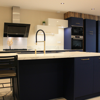 Ilot central cuisine moderne