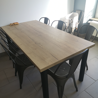 Cuisine moderne grise et bois