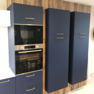 Cuisine moderne bleue