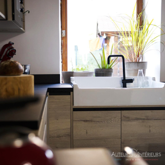 Cuisine en bois clair