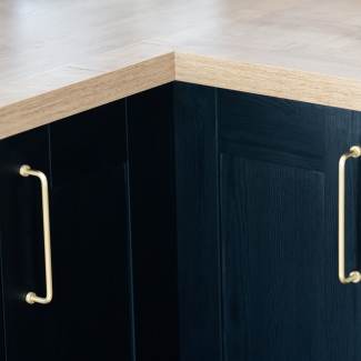 Cuisine noire en bois