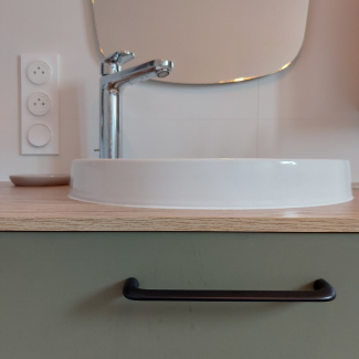 Salle de bain vert