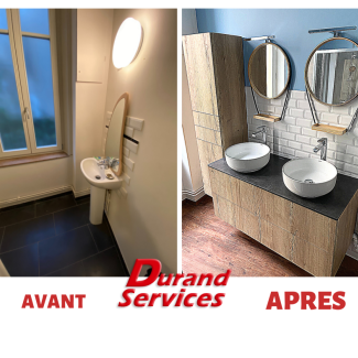 salle de bain bois