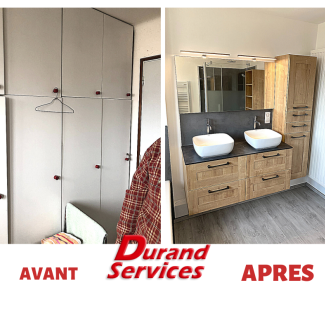 salle de bain bois