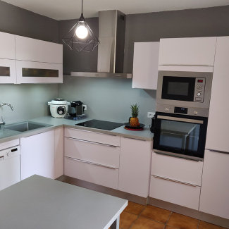 Cuisine moderne blanche
