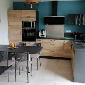 Cuisine en bois en l