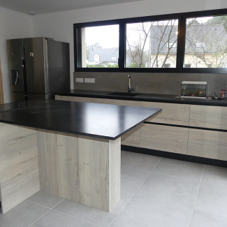 Cuisine en bois clair