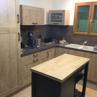 Cuisine en l bois