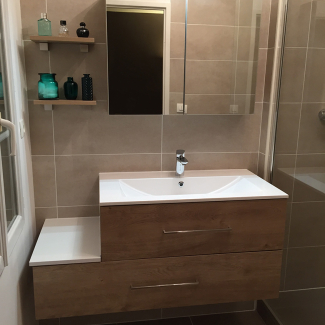 Salle de bain bois
