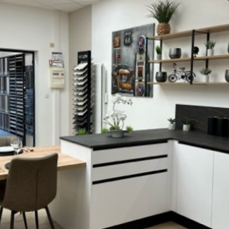 Cuisine blanche en L