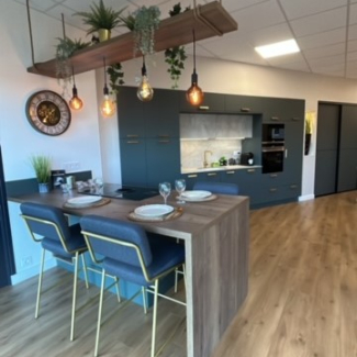 Cuisine grise bleue