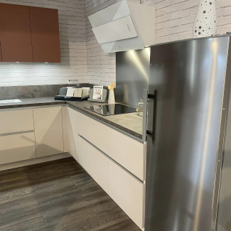 Cuisine blanche en L