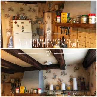 Avant/après cuisine moderne