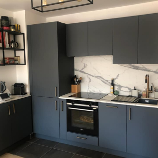Cuisine moderne grise