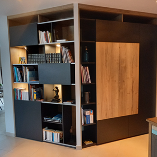 Bibliothèque salon