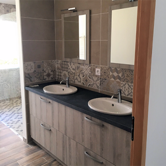 Salle de bain bois