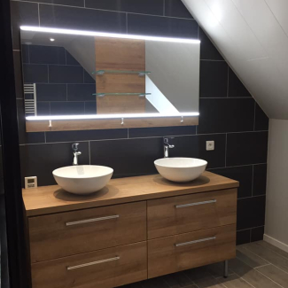 Salle de bain bois 