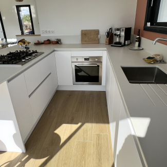 Cuisine blanche en U