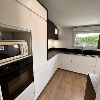 Cuisine blanche et noire