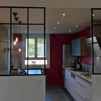 Cuisine réalisée par le cuisiniste RB Cuisines et Bains à Breal Sur Montfort