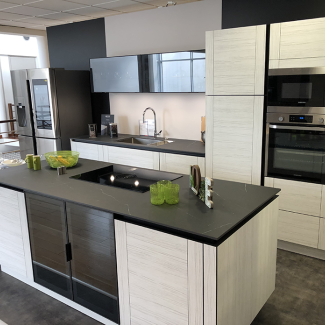 Cuisine blanche et noire