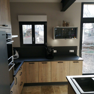 Cuisine moderne en bois 