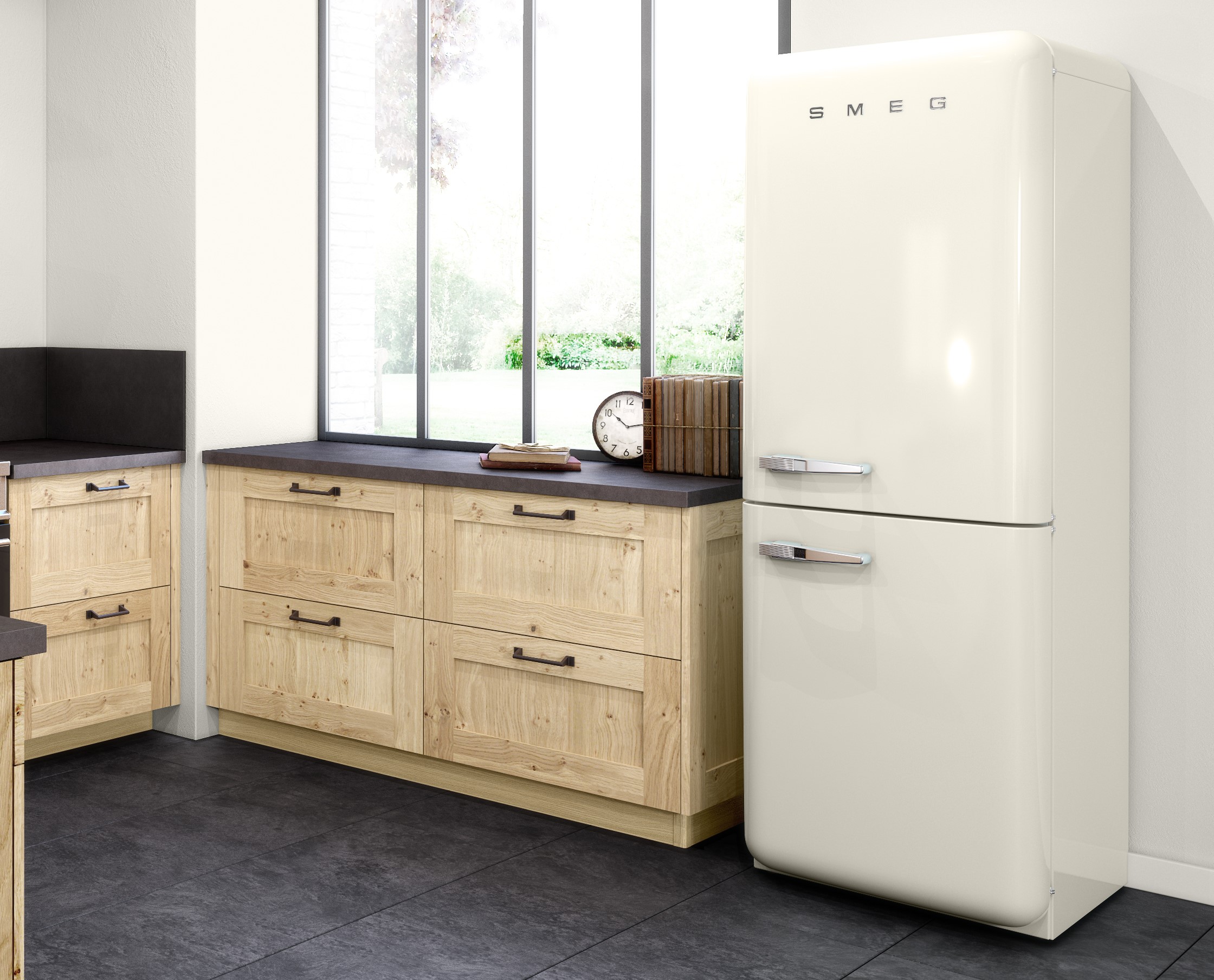 Cuisine traditionnelle bois massif